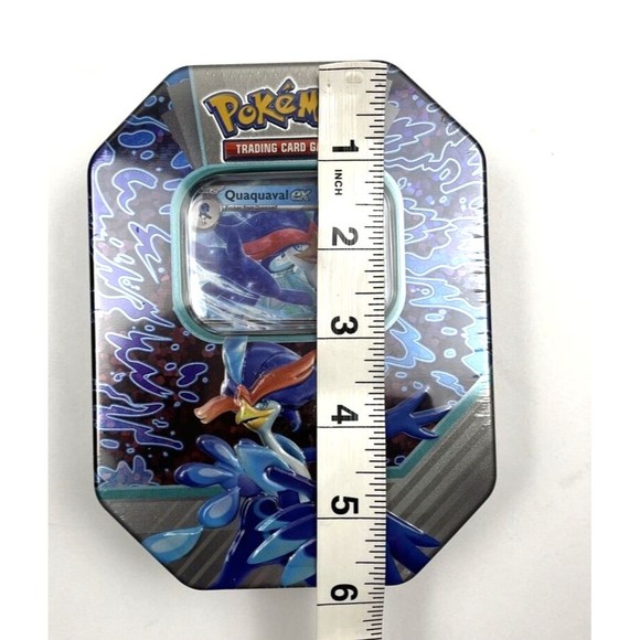Sealed Pokemon TCG Paldea Partners Booster Tin Quaquaval ex NEW - SEALED - Picture 4 of 6